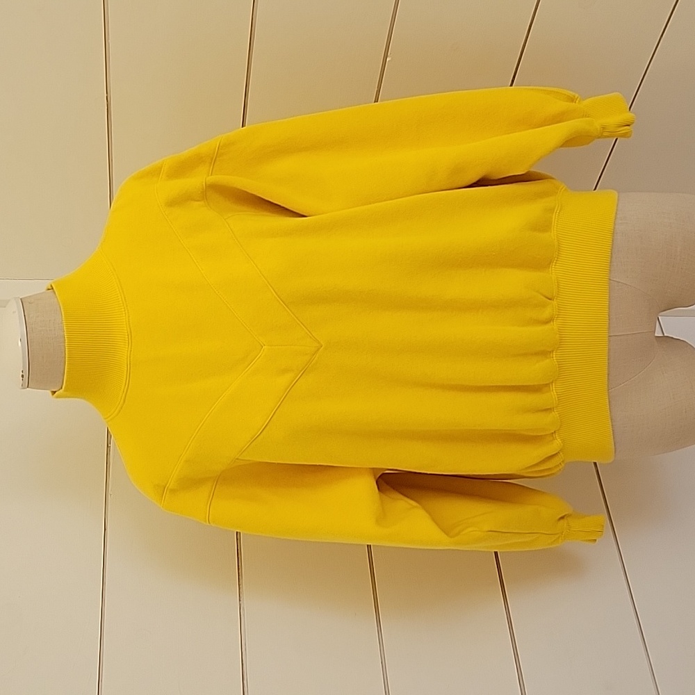 Vintage Liz Claiborne Yellow Mock Neck Sweatshirt - Women